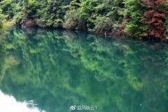 岭头山村玉帘瀑布 三清山脚下藏着个小九寨