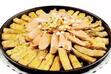 生煎毛豆腐