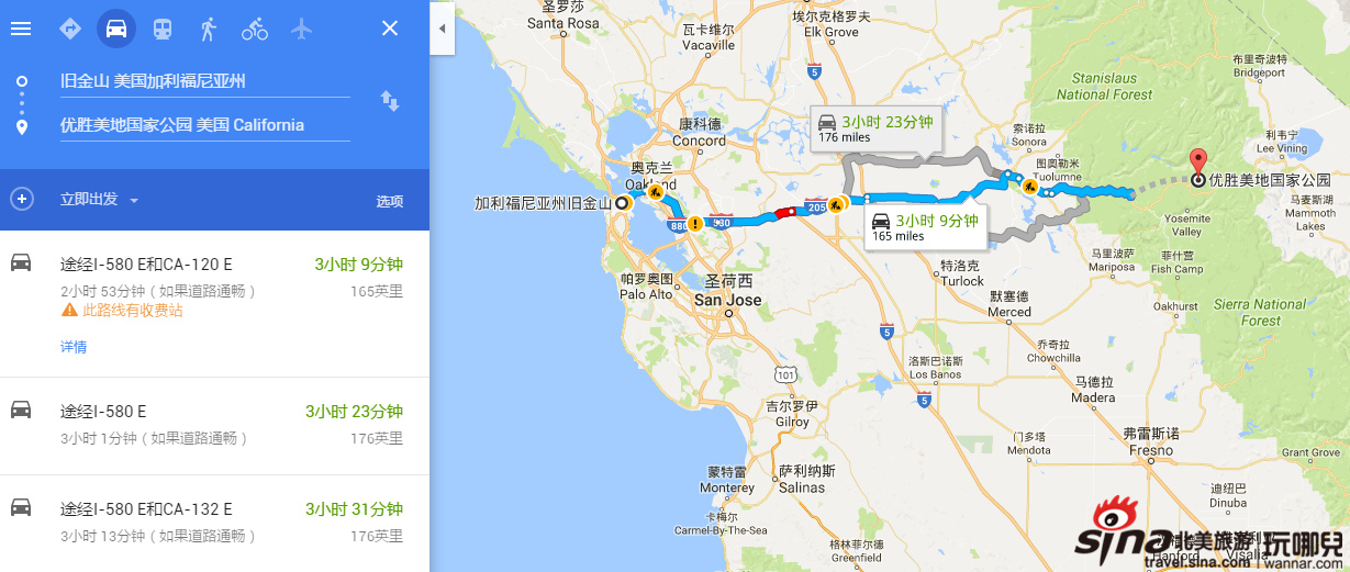 最休闲路线地图