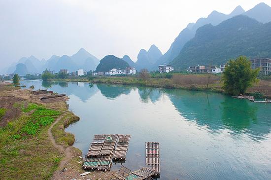 阳朔遇龙河,邂逅广西最美古桥
