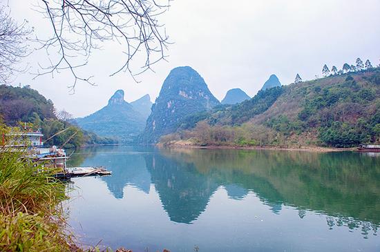 阳朔遇龙河,邂逅广西最美古桥