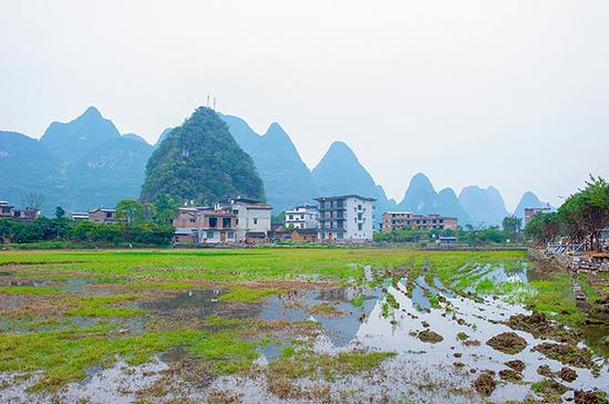 阳朔遇龙河,邂逅广西最美古桥